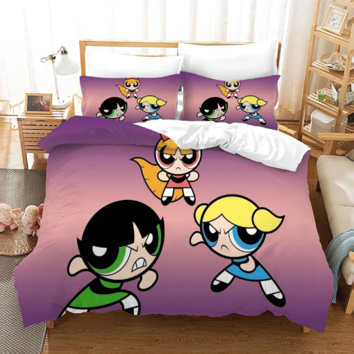 The Powerpuff Girls 2 Duvet Cover Quilt Cover Pillowcase Bedding