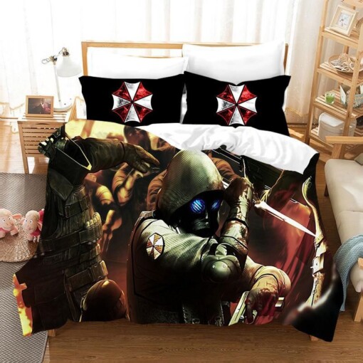 Resident Evil 15 Duvet Cover Quilt Cover Pillowcase Bedding Sets