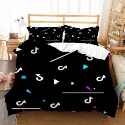 Tik Tok 20 Duvet Cover Quilt Cover Pillowcase Bedding Sets