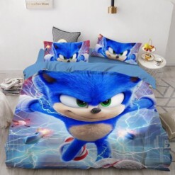 Sonic The Hedgehog 5 Duvet Cover Quilt Cover Pillowcase Bedding