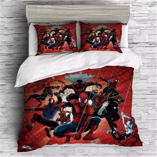 Spider Man Into The Spider Verse Miles Morales 22 Duvet Cover Quilt