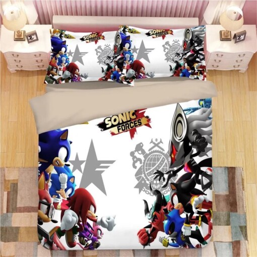 Sonic The Hedgehog 26 Duvet Cover Quilt Cover Pillowcase Bedding
