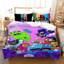 Teen Titans Go 22 Duvet Cover Quilt Cover Pillowcase Bedding