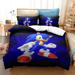 Sonic Mania 3 Duvet Cover Pillowcase Bedding Sets Home Decor