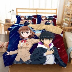 Toaru Majutsu No Index 9 Duvet Cover Pillowcase Bedding Sets