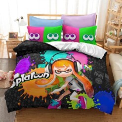 Splatoon 19 Duvet Cover Quilt Cover Pillowcase Bedding Set Quilt