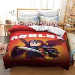 Roblox Team 32 Duvet Cover Pillowcase Bedding Sets Home Decor