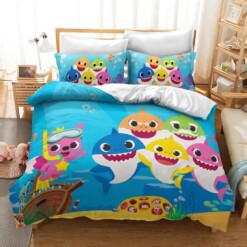 Shark Song 3 Duvet Cover Quilt Cover Bedding Sets Bed