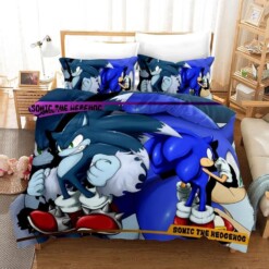 Sonic Lost World 4 Duvet Cover Pillowcase Bedding Sets Home