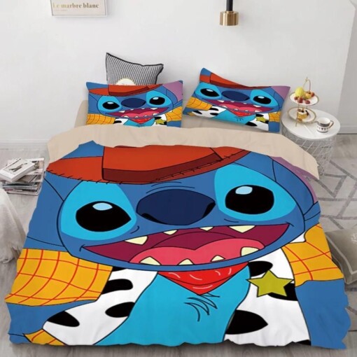 Stitch 16 Duvet Cover Pillowcase Bedding Sets Home Bedroom Decor