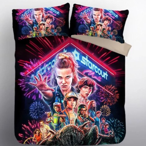 Stranger Things Eleven 20 Duvet Cover Quilt Cover Pillowcase Bedding