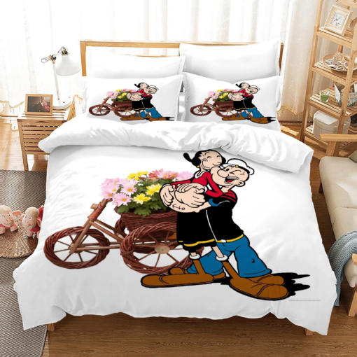 Popeye The Sailor 13 Duvet Cover Quilt Cover Pillowcase Bedding