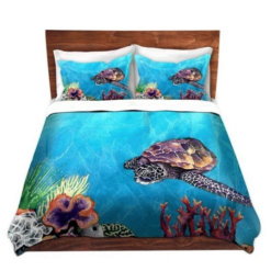 Turtle Art 02 Bedding Sets Duvet Cover Bedroom Quilt Bed
