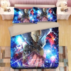 One Punch Man 6 Duvet Cover Quilt Cover Pillowcase Bedding