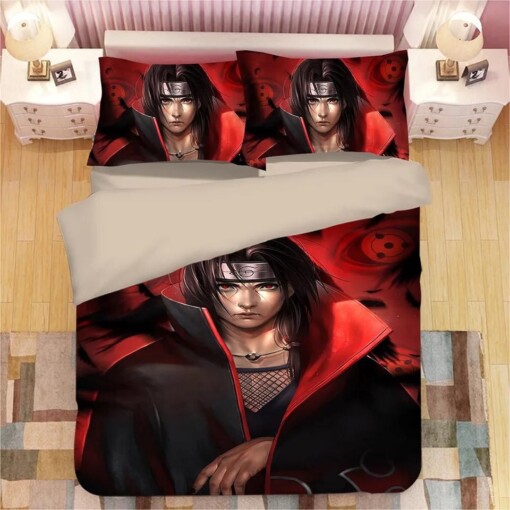 Naruto Uchiha Itachi 8 Duvet Cover Quilt Cover Pillowcase Bedding