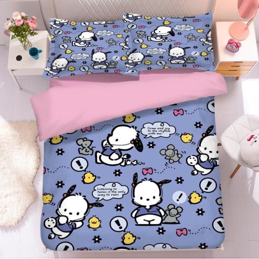 Pachacco Pochacco Pocha Pocha Chubby 7 Duvet Cover Quilt Cover