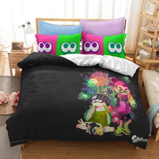 Splatoon 11 Duvet Cover Quilt Cover Pillowcase Bedding Set Quilt