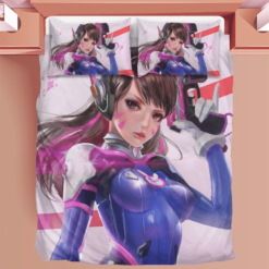 Overwatch Duvet Dva Bedding Sets Comfortable Gift Quilt Bed Sets