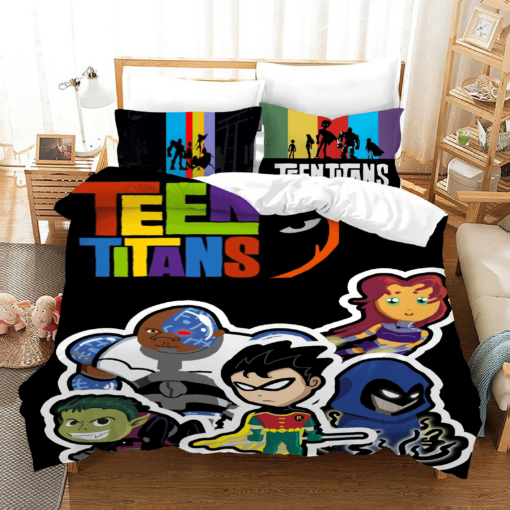 Teen Titans Go 16 Duvet Cover Quilt Cover Pillowcase Bedding