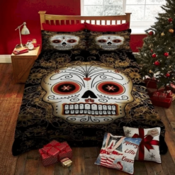 Skull Art Bedding Sets Duvet Cover Bedroom Quilt Bed Sets