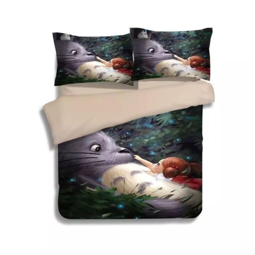 Tonari No Totoro 14 Duvet Cover Quilt Cover Pillowcase Bedding