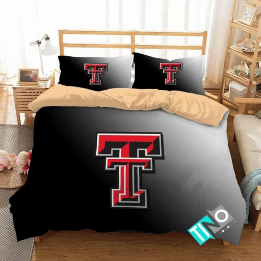 Ncaa Texas Tech Red Raiders 1 Logo N 3d Duvet
