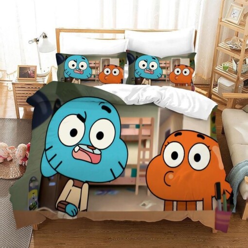 The Amazing World Of Gumball 8 Duvet Cover Pillowcase Bedding