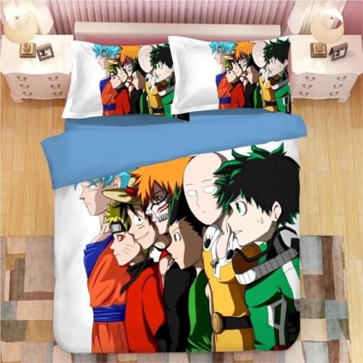 One Punch Man 11 Duvet Cover Pillowcase Bedding Sets Home