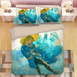 The Legend Of Zelda Link 14 Duvet Cover Pillowcase Bedding