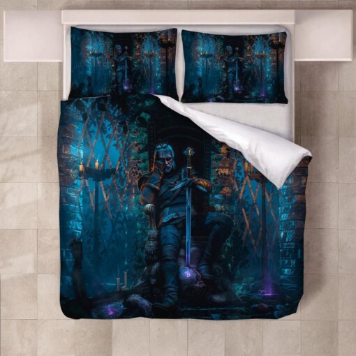 The Witcher 1 Duvet Cover Pillowcase Bedding Sets Home Bedroom