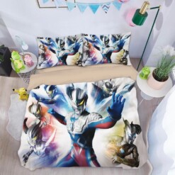 Ultraman 11 Duvet Cover Quilt Cover Pillowcase Bedding Sets Bed