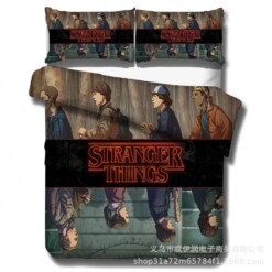 Stranger Things Eleven 27 Duvet Cover Pillowcase Bedding Sets Home