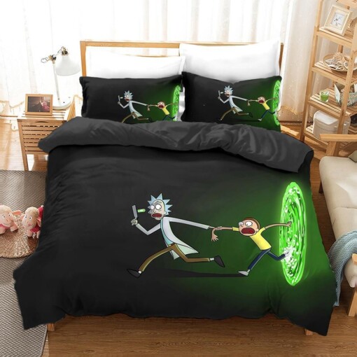 Rick And Morty Season 4 15 Duvet Cover Pillowcase Bedding