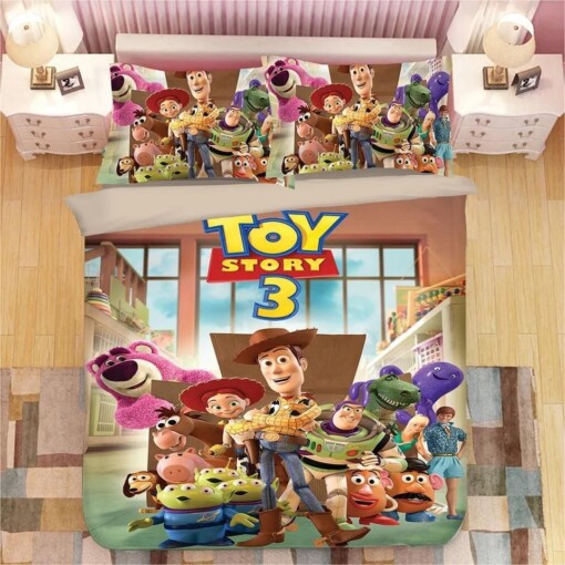 Toy Story Woody Forky 4 Duvet Cover Pillowcase Bedding Sets