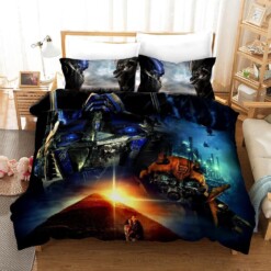 Transformers 10 Duvet Cover Pillowcase Bedding Sets Home Decor Quilt