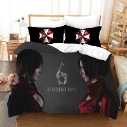 Resident Evil 8 Duvet Cover Pillowcase Bedding Sets Home Bedroom