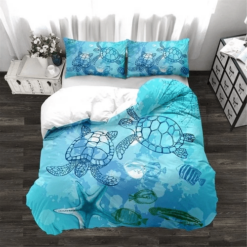 Turtle Art 07 Bedding Sets Duvet Cover Bedroom Quilt Bed