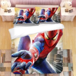 Spider Man 16 Duvet Cover Pillowcase Bedding Set Quilt Bed Sets