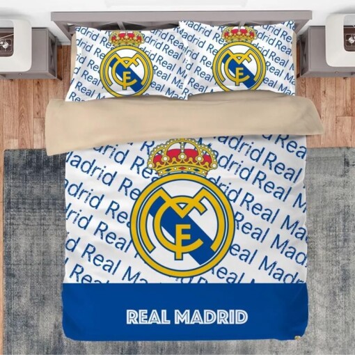 Real Madrid Football Club 12 Duvet Cover Quilt Cover Pillowcase
