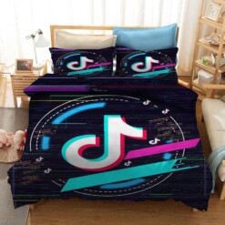 Tik Tok 21 Duvet Cover Quilt Cover Pillowcase Bedding Sets