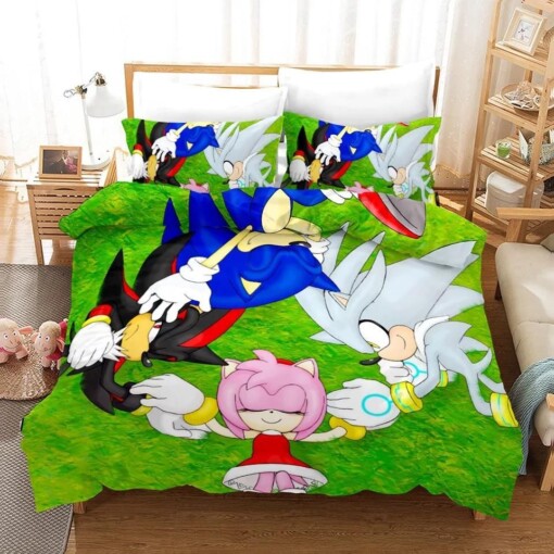 Sonic Lost World 7 Duvet Cover Quilt Cover Pillowcase Bedding
