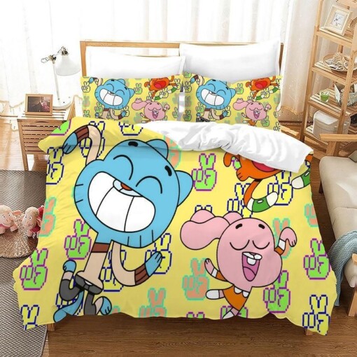 The Amazing World Of Gumball 6 Duvet Cover Pillowcase Bedding