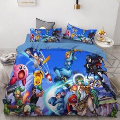 Sonic The Hedgehog 11 Duvet Cover Quilt Cover Pillowcase Bedding