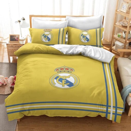 Real Madrid Football Club 11 Duvet Cover Pillowcase Bedding Sets