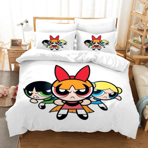 The Powerpuff Girls 4 Duvet Cover Quilt Cover Pillowcase Bedding