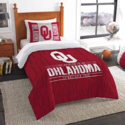 Oklahoma Sooners Bedding Sets 8211 1 Duvet Cover 038 2