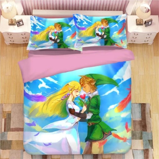 The Legend Of Zelda Link 7 Duvet Cover Pillowcase Bedding