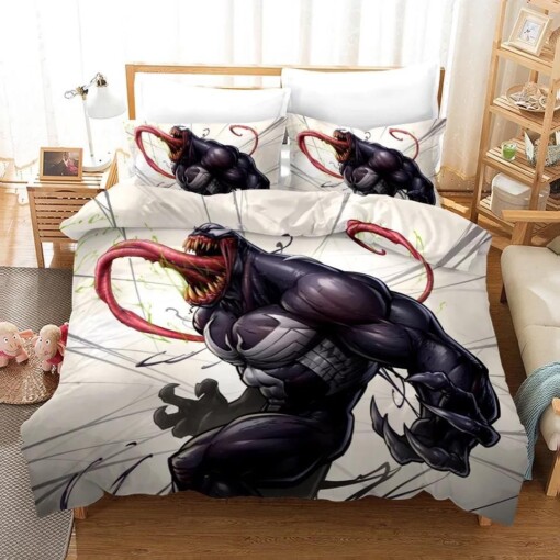 Venom Spiderman 16 Duvet Cover Quilt Cover Pillowcase Bedding Sets