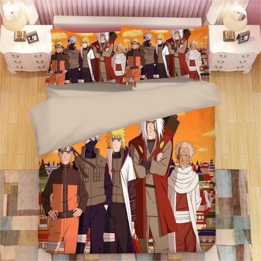 Naruto Uzumaki Naruto 7 Duvet Cover Pillowcase Bedding Set Quilt