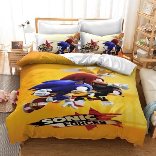 Sonic Mania 12 Duvet Cover Pillowcase Bedding Sets Home Decor